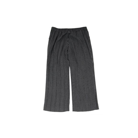 Akris Punto Womens Striped Pants Size US 8 IT 44 Grey Wool Viscose Trousers - Picture 5 of 11
